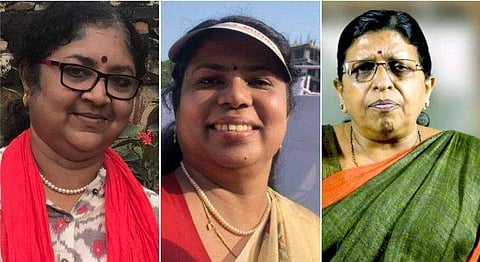 ബിന്ദു, ജമീല, സതീദേവി / ഫയല്‍ ചിത്രം