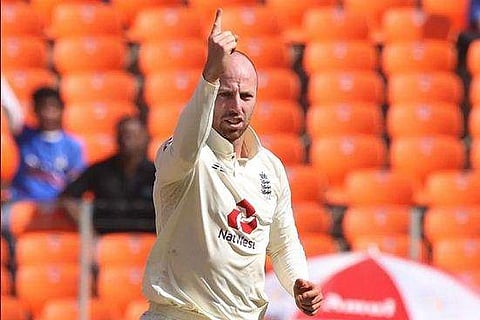 ചേതേശ്വർ പൂജാരയുടെ വിക്കറ്റെടുത്ത ജാക്ക് ലീഷ്/ ട്വിറ്റർ