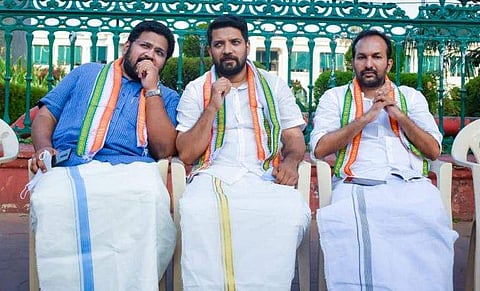 ഷാഫി പറമ്പില്‍ ശബരിനാഥിനും വിഷ്ണുനാഥിനുമൊപ്പം / ഫയല്‍ ചിത്രം