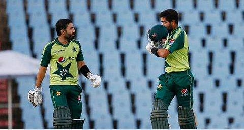 ബാബര്‍ അസം, റിസ്വാന്‍/ഫോട്ടോ: ഐസിസി, ട്വിറ്റര്‍