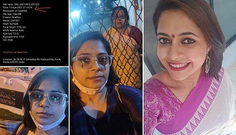 രാത്രിയിൽ ഫ്ളാറ്റിന് വെളിയിൽ നിൽക്കേണ്ടിവന്ന സീതാലക്ഷ്മി അമ്മയ്ക്കൊപ്പം/ ഫേയ്സ്ബുക്ക്