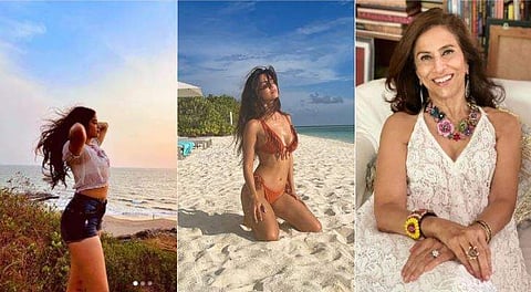 മാലിദ്വീപിൽ വെക്കേഷൻ ആഘോഷിക്കുന്ന ജാൻവി കപൂറും ദിഷ പട്ടാനിയും, ശോഭ ഡെ/ ഇൻസ്റ്റ​ഗ്രാം