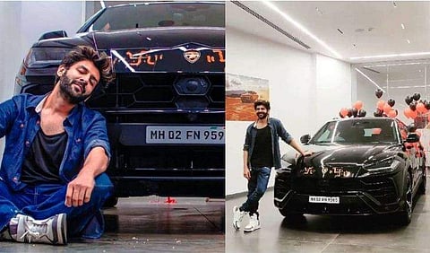 കാർത്തിക് ആര്യൻ ലംബോർ​ഗിമിയുമായി/ ഇൻസ്റ്റ​ഗ്രാം