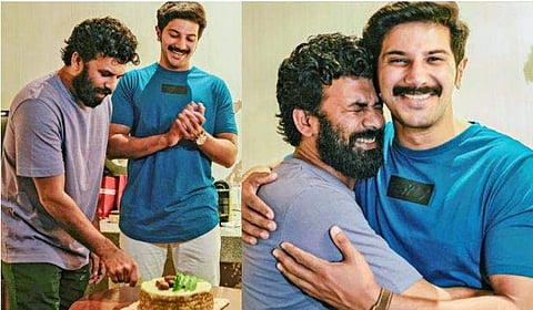 അനു​ഗ്രഹീതന്റെ വിജയം ആഘോഷിക്കുന്ന ദുൽഖറും സണ്ണി വെയിനും/ ഫേയ്സ്ബുക്ക്