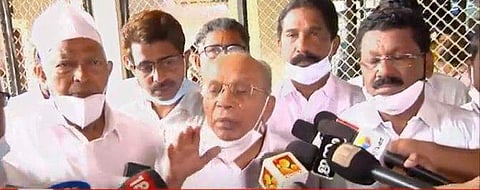 കണ്ണൂരിലെ യുഡിഎഫ് നേതാക്കള്‍ മാധ്യമങ്ങളോട് സംസാരിക്കുന്നു/ ടെലിവിഷന്‍ ചിത്രം