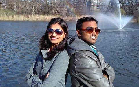 ബാലാജിയും ആരതിയും / ഫെയ്‌സ്ബുക്ക്‌