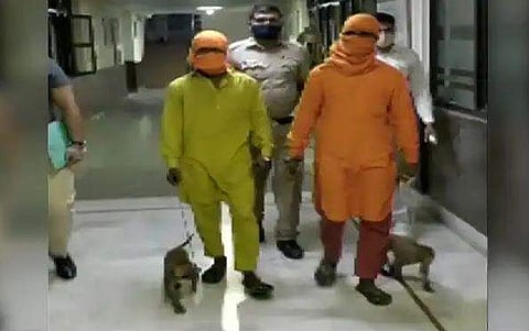 കുരങ്ങുകളെ വനംവകുപ്പിന് കൈമാറി/ ചിത്രം:എഎന്‍ഐ