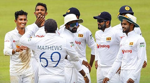 ശ്രീലങ്കൻ ടീം/ ഫോട്ടോ: ട്വിറ്റർ