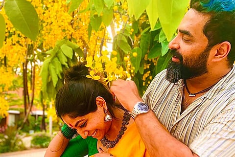 ​ഗോപി സുന്ദറും അഭയ ഹിരൺമയിയും/ ഫേയ്സ്ബുക്ക്