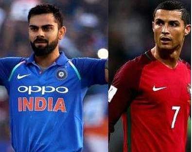 വിരാട് കോഹ് ലി, ക്രിസ്റ്റ്യാനോ/ഫയൽ ചിത്രം