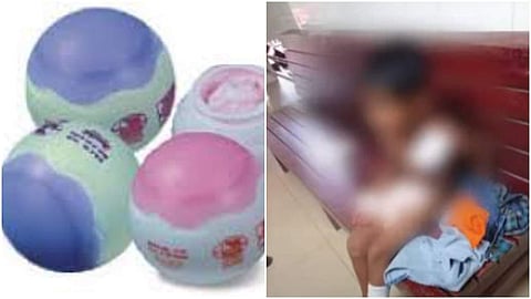 ഐസ്‌ക്രീം ബോംബ് പൊട്ടി പരിക്കേറ്റ കുട്ടി