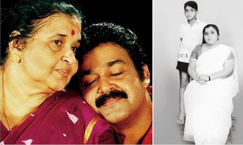 മോഹൻലാൽ അമ്മയ്ക്കൊപ്പം