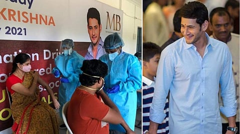 ബുറുപലേയിലെ വാക്സിനേഷൻ ഡ്രൈവിൽ നിന്ന്, മഹേഷ് ബാബു/ ഇൻസ്റ്റ​ഗ്രാം