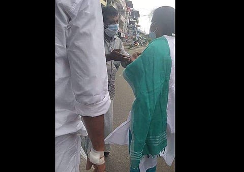 രമ്യഹരിദാസ് ഫെയസ്ബുക്കില്‍ പങ്കുവച്ച വീഡിയോ ദൃശ്യം