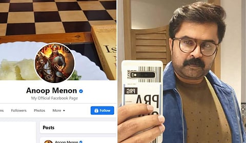 ഹാക്ക് ചെയ്ത് അനൂപ് മേനോന്റെ ഫേയ്സ്ബുക്ക് പേജ്, അനൂപ് മേനോൻ/ ഇൻസ്റ്റ​ഗ്രാം