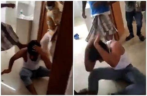 സോഷ്യല്‍ മീഡിയയില്‍ പ്രചരിക്കുന്ന വീഡിയോയില്‍ നിന്ന്‌