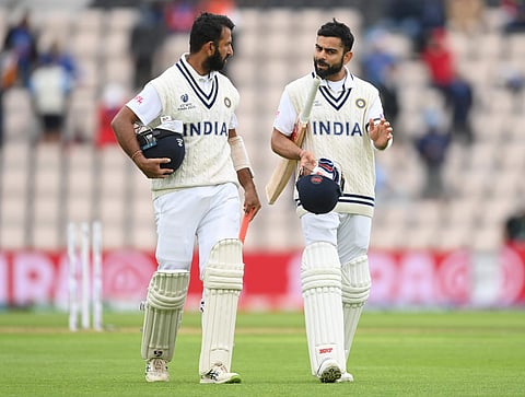 ചേതേശ്വർ പൂജാര, വിരാട് കോഹ് ലി/ഫോട്ടോ: ഐസിസി, ട്വിറ്റർ