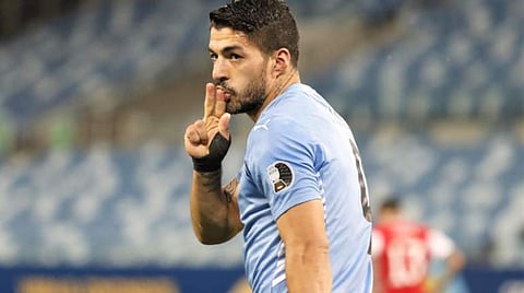 ലൂയി സുവാരസ്/ഫോട്ടോ: ഉറു​ഗ്വേ ഫുട്ബോൾ, ട്വിറ്റർ