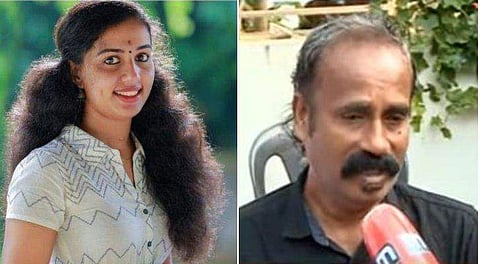 മരിച്ച വിസ്മയ, പിതാവ് ത്രിവിക്രമന്‍ നായര്‍ / ടെലിവിഷന്‍ ചിത്രം
