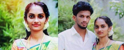 മരിച്ച അര്‍ച്ചന, ഭര്‍ത്താവ് സുരേഷ്