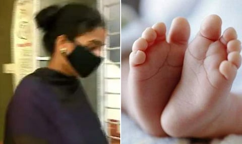 അറസ്റ്റിലായ രേഷ്മ/ ടെലിവിഷൻ ചിത്രം