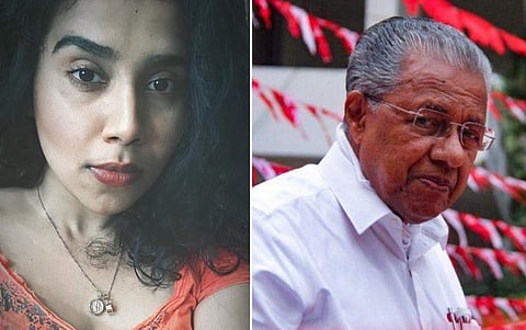 ഗൗരി നന്ദ, പിണറായി വിജയൻ/ ഫേയ്സ്ബുക്ക്