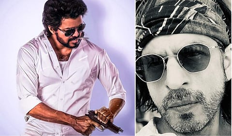 വിജയ്, ഷാരുഖ് ഖാൻ/ ട്വിറ്റർ