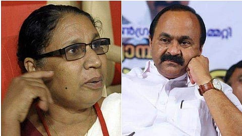 എംസി ജോസഫൈന്‍, വി ഡി സതീശന്‍ / ഫയല്‍