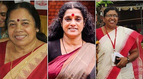 പി കെ ശ്രീമതി, സി എസ് സുജാത, പി സതീദേവി / ഫയല്‍