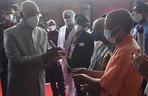 മൂന്ന് ദിവസത്തെ സന്ദര്‍ശനത്തിനായി ഉത്തര്‍പ്രദേശിലെത്തിയ രാംനാഥ് കോവിന്ദ്‌