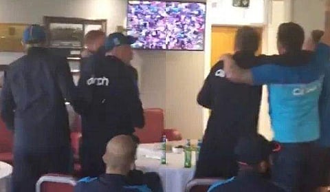 ഇംഗ്ലണ്ട് ക്രിക്കറ്റ് ടീമിന്റെ ആഘോഷം/വീഡിയോ ദൃശ്യം