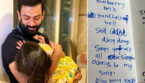 പൃഥ്വിരാജും അല്ലിയും/ ഇൻസ്റ്റ​ഗ്രാം