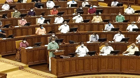 കെഎന്‍ ബാലഗോപാല്‍ ബജറ്റ് അവതരിപ്പിക്കുന്നു