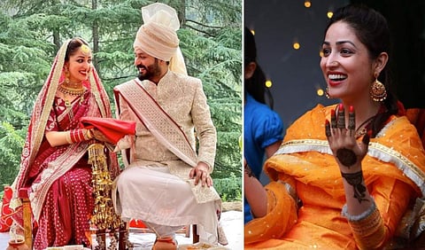 നടി യാമി ​ഗൗതം വിവാഹിതയായി, വരൻ 'ഉറി' സംവിധായകൻ ആദിത്യ ധർ; ചിത്രങ്ങൾ