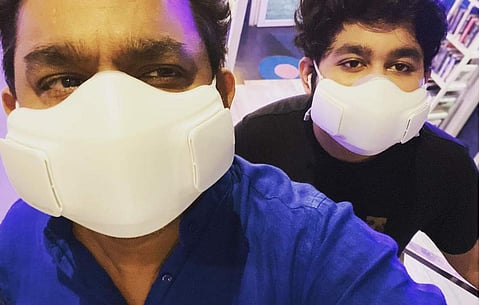 എആർ റഹ്മാനും മകനും/ ഇൻസ്റ്റ​ഗ്രാം