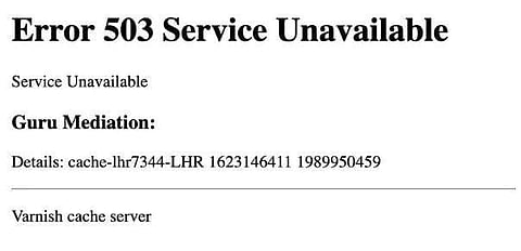 സിഎന്‍എന്‍ വെബ്‌സൈറ്റില്‍ കാണിച്ചിട്ടുള്ള മെസ്സേജ്/ ട്വിറ്റര്‍