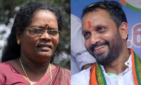 സി കെ ജാനു, കെ സുരേന്ദ്രൻ