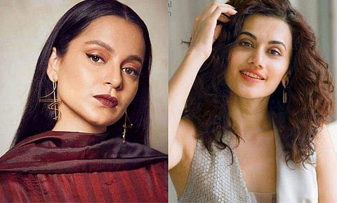 കങ്കണ റണാവത്ത്, താപ്സി പന്നു/ ഫയല്‍ ചിത്രം