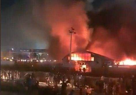 ഇറാഖിലെ ആശുപത്രിയില്‍ തീപിടുത്തം/ഫോട്ടോ: ട്വിറ്റര്‍