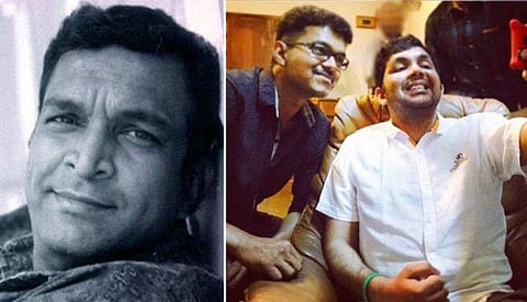 നാസ്സർ, വിജയ് നാസറിന്റെ മകൻ ഫൈസലിനൊപ്പം/ ട്വിറ്റർ