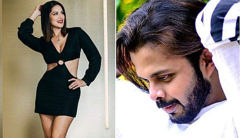 സണ്ണി ലിയോണി, ശ്രീശാന്ത്/ ഫേയ്സ്ബുക്ക്