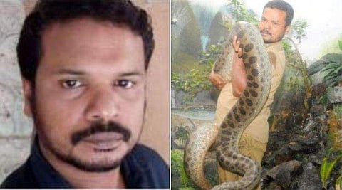 രാജവെമ്പാലയുടെ കടിയേറ്റു മരിച്ച ഹര്‍ഷാദ്‌