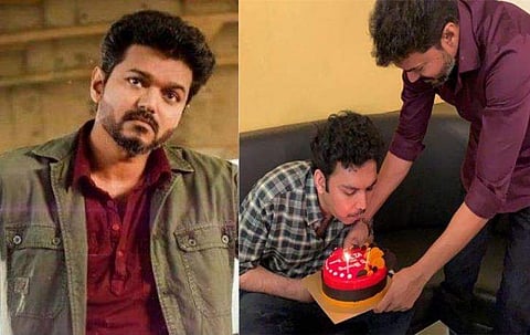 വിജയ് ഫൈസലിനോടൊപ്പം ജന്മദിനാഘോഷത്തിൽ