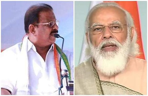 കെ സൂധാകരന്‍,നരേന്ദ്ര മോദി