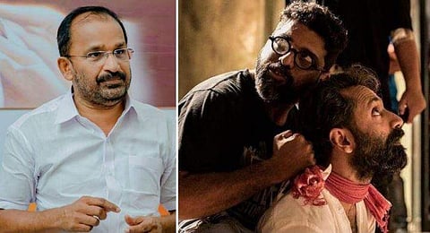 ടിഎൻ പ്രതാപൻ, മാലിക് ഷൂട്ടിങ് വേളയിൽ ഫഹദും മഹേഷ് നാരായണനും/ ഫേയ്സ്ബുക്ക്