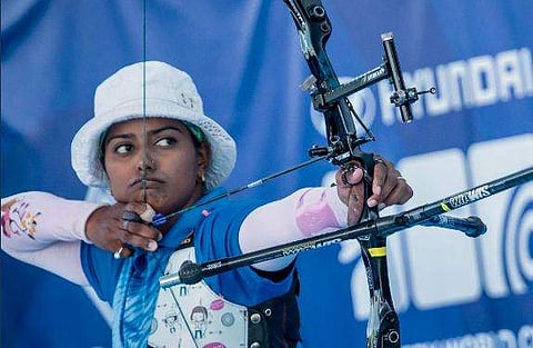 ഇന്ത്യന്‍ അമ്പെയ്ത്ത് താരം ദീപികാ കുമാരി/ഫോട്ടോ: ട്വിറ്റര്‍