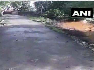 മഹാരാഷ്ട്രയില്‍ റോഡിലേക്ക് കയറി വന്ന മുതല