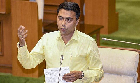 മുഖ്യമന്ത്രി പ്രമോദ് സാവന്ത് നിയമസഭയിൽ സംസാരിക്കുന്നു/ഫയല്‍ ചിത്രം