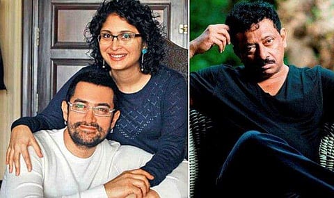 ആമീർ ഖാനും കിരൺ റാവുവും, റാം ​ഗോപാൽ വർമ/ ഫേയ്സ്ബുക്ക്