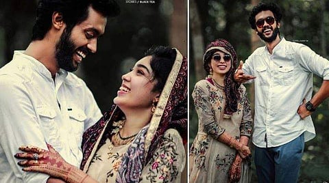 റാഫിയും മഹീനയും വിവാഹനിശ്ചയ വേളയിൽ/ ഇൻസ്റ്റ​ഗ്രാം